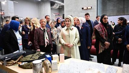Emine Erdoğan'dan 'Artsın Eksilmesin D&ouml;n&uuml;ş&uuml;m Pazarı'na ilişkin paylaşım