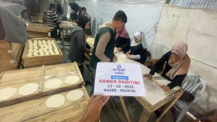 Ensar Vakfı Kağıthane Şubesi Gazze'de insani yardıma devam ediyor