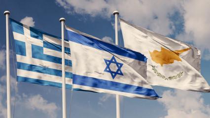 İsrail, Rum ve Yunan y&ouml;netimiyle gizlice g&ouml;r&uuml;şt&uuml;! T&uuml;rkiye'ye karşı m&uuml;dahale g&uuml;c&uuml; kuruluyor