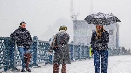 İstanbul'da 10 yıl sonra bir ilk! Yılbaşında kar geliyor: Lapa lapa yağacak