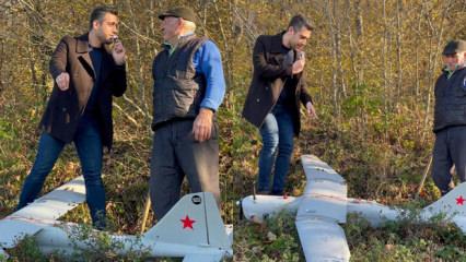 Kocaeli&rsquo;deki Rus İHA&rsquo;sını vatandaş baltayla indirmiş