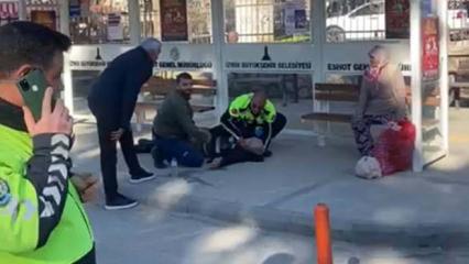 Polisin ilk yardım m&uuml;dahalesi hayat kurtardı