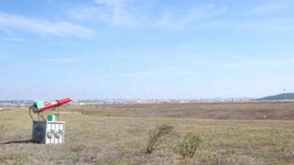 Sabiha G&ouml;k&ccedil;en'de kuş riskine lazer ve ses sistemli &ouml;nlem