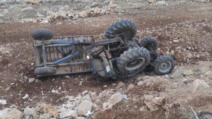 Şırnak'ta trakt&ouml;r devrildi: &Ccedil;ok sayıda yaralı var