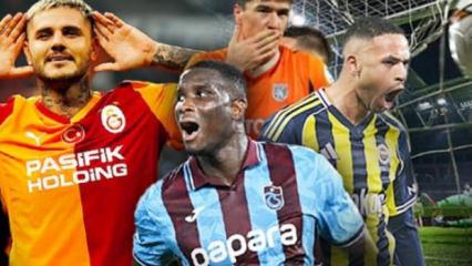 S&uuml;per Lig'de gol krallığı listesi! Zirveye atak: F.Bah&ccedil;eli yıldız 4 sıra birden y&uuml;kseldi