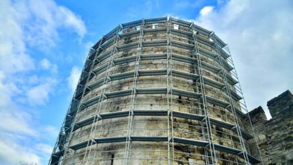 Yedikule Hisarı'ndaki "Hazine Kulesi" restore ediliyor 