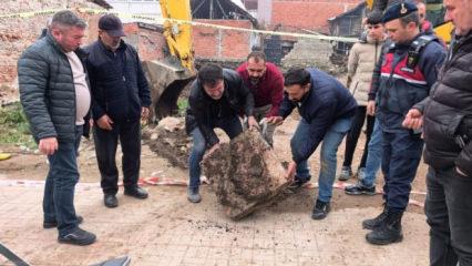 Bursa'da temel kazısında insan kemikleri bulundu