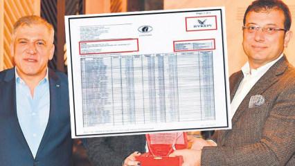 İmamoğlu'nun aldığı r&uuml;şvetin g&ouml;stermelik faturası ortaya &ccedil;ıktı