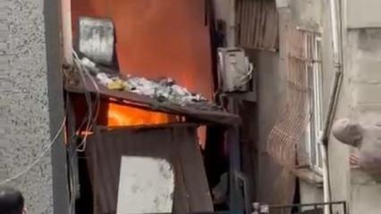 Sultangazi'de tekstil at&ouml;lyesinde yangın