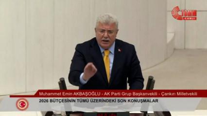 Akbaşoğlu'ndan CHP'ye: Hırsızlığın avukatlığını yapmaktan vazge&ccedil;in