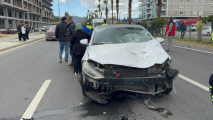 Ak&uuml;l&uuml; motosiklete otomobil &ccedil;arptı: 1 &ouml;l&uuml;!