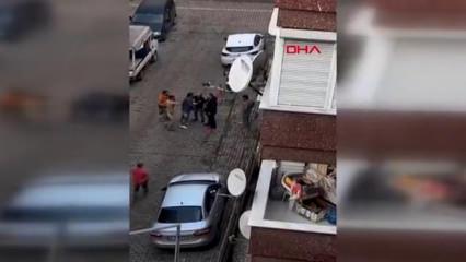 Avcılar'da iş&ccedil;ilerle mahalle sakini arasında g&uuml;r&uuml;lt&uuml; kavgası &ccedil;ıktı