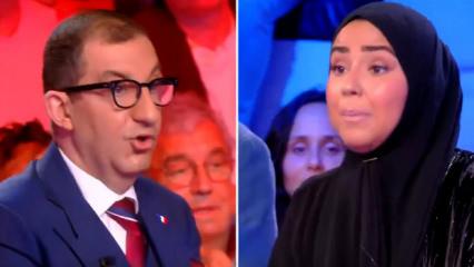 Avrupa'nın İslam kini canlı yayında! "Bedevi gibi giyinmişsin"