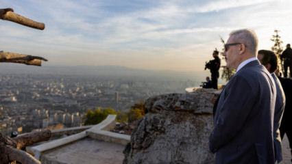 Bakan Fidan'dan s&uuml;rpriz ziyaret! Şam'da dikkat &ccedil;eken fotoğraf