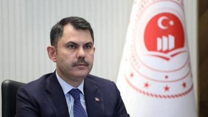 Bakan Kurum Hatay'dan duyurdu: Litvanya n&uuml;fusu kadar alanı inşa ettik