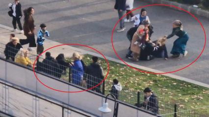 Diyarbakır&rsquo;da adliye &ouml;n&uuml;nde yumruklu ve tekmeli kavga