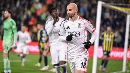 Fenerbah&ccedil;e'ye 90+1 darbesi! Beşiktaş, Kadık&ouml;y'de u&ccedil;uşa ge&ccedil;ti