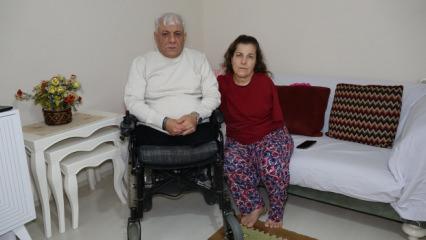 Trabzon'da bedensel engelli &ccedil;iftin hayata tutunma hik&acirc;yesi