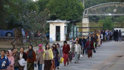 Myanmar, cunta y&ouml;netim g&ouml;lgesinde se&ccedil;ime gitti