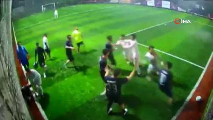 Halı sahada yetenek değil yumruklar konuştu