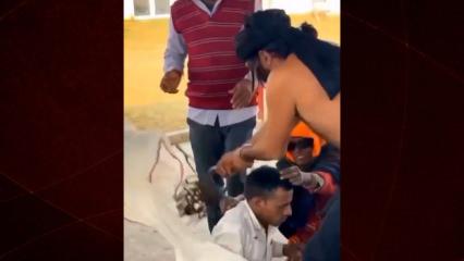 Hızını alamayan şifacı &ouml;nce oğluna sonra annesine vurdu!