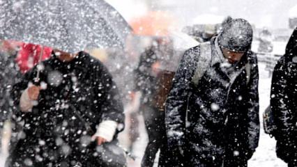 İ&ccedil;işleri Bakanlığından 24 ilimize kuvvetli kar yağışı uyarısı! 20 santimetreyi ge&ccedil;ecek