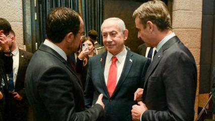 İsrail, Yunan ve Rum &uuml;&ccedil;l&uuml;s&uuml;nden tehlikeli oyun! Askeri heyetler bir araya geldi