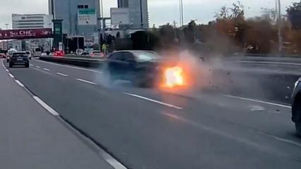 İstanbul'da makas ter&ouml;r&uuml; kaza ile bitti!