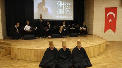 İZ&Uuml;'de Şebiarus m&uuml;nasebetiyle Mevlevi ayini yapıldı