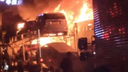 Japonya'da 50 ara&ccedil;lık zincirleme kaza