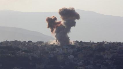 L&uuml;bnan'a İHA saldırısı: İsrail &uuml;stlendi! 2 kişi hayatını kaybetti