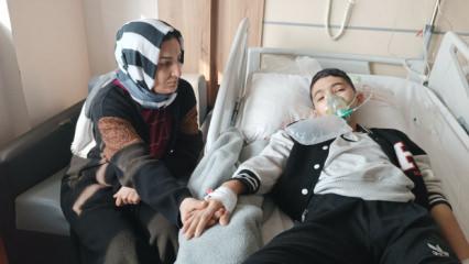 &Ccedil;aresiz bırakan olay: 13 yaşındaki Muhammed 52 g&uuml;nd&uuml;r &ouml;ks&uuml;r&uuml;yor