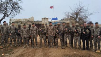 &Ouml;zel Harekat Başkanı &Uuml;nsal Hayal Suriye&rsquo;de