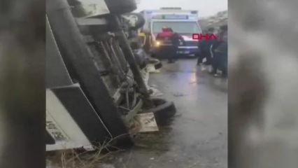 Sivas&rsquo;ta &ouml;ğrenci servisi devrildi; &ccedil;ok sayıda yaralı var