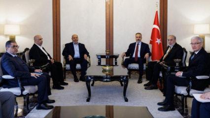 Son dakika: Bakan Fidan Ankara'da Hamas heyetiyle g&ouml;r&uuml;şt&uuml;