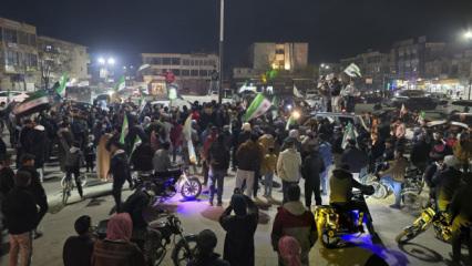 Suriye'de sıcak saatler! PKK/YPG sivilleri vurdu! Halk sokaklara d&ouml;k&uuml;ld&uuml;