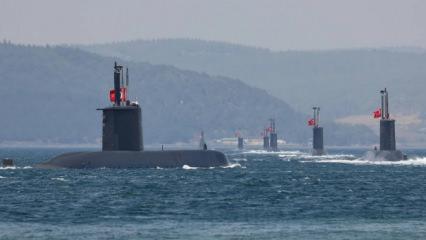 T&uuml;rk donanmasının tarihi başarısı manşetleri s&uuml;sledi: Mavi Vatan d&uuml;nya basınında! 