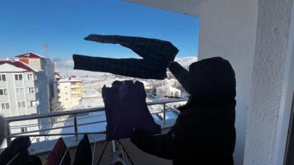 39,7 dereceyle T&uuml;rkiye'nin en soğuk ili oldu