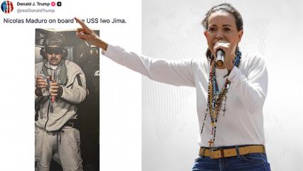 ABD&rsquo;nin Venezuela kuklası hazır! Halka 'bekleyin' dedi, Trump kapıyı kapattı