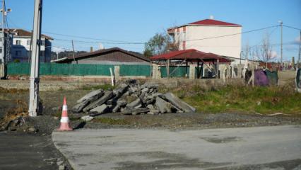 Arnavutköy'de 2 ay önce başlayan İSKİ çalışması yarım bırakıldı iddiası