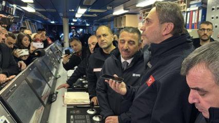 Cumhurbaşkanı Erdoğan, Yavuz Sondaj Gemisi &ccedil;alışanlarının yeni yılını kutladı