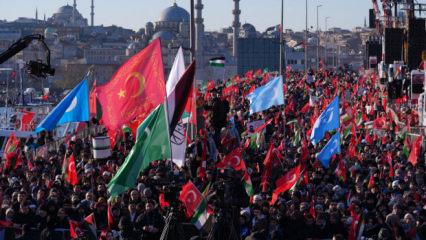 Filistin eyleminden manidar mesaj: Bu sana gelsin İsrail!