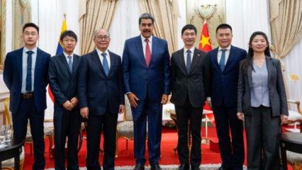 Maduro'nun son g&ouml;r&uuml;şmesini &Ccedil;in heyeti ile yaptığı ortaya &ccedil;ıktı