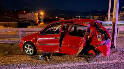 Manisa'da bir aileyi yok eden kaza: Eşi ve 5 yaşındaki oğlu &ouml;ld&uuml;! 