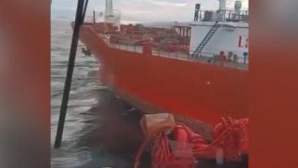 Marmara'da arızalanıp s&uuml;r&uuml;klenen LPG gemisi kurtarıldı