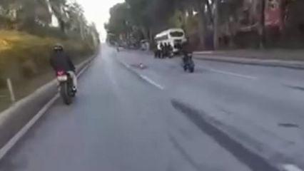 Polisin &uuml;zerine motosiklet s&uuml;ren şahıslar hakkında karar verildi
