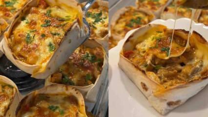 Tavuklu lavaş &ccedil;anak tarifi! Misafir sofralarının yeni g&ouml;zdesi