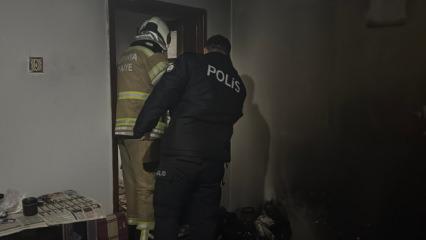 Uzaklaştırma kararı olan damat, kayınvalidesinin evini ateşe verdi