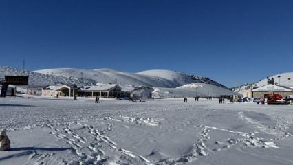 Yedikuyular Kayak Merkezi&rsquo;nde sezon başladı: &Ccedil;evre illerden yoğun ilgi
