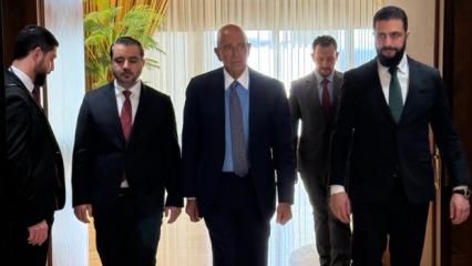 Ahmed Şara ile g&ouml;r&uuml;şen Tom Barrack'tan son dakika a&ccedil;ıklamaları